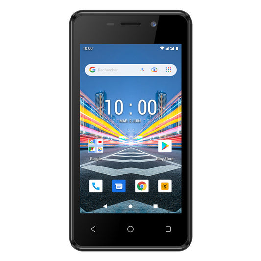 Konrow City 4 (Double SIM - Écran 4'',  8Go, 1Go RAM) Noir