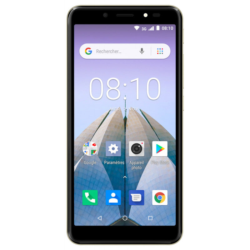 Konrow City 55 - Android 8.1 - 3G - Ã‰cran 5.34'' - 8Go, 1Go RAM - Or