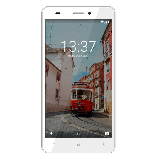 Konrow Link 55 - Android 6.0 - 4G LTE - Ecran 5.5'' - 8Go - Double Sim - Blanc