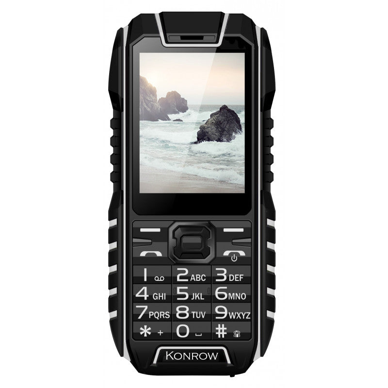 Konrow Stone - Antichoc - 2.4'' - Double Sim - Noir / Blanc