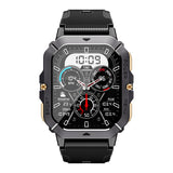 Oukitel BT101 (Montre Connectée Robuste -  2.02'' - Réponds aux appels) Noir