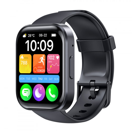 Oukitel BT103 (Montre Connectée -  1.91'' - Réponds aux appels) Noir