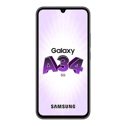 Samsung A346B/DSN Galaxy A34 5G (Édition Entreprise - Double Sim - 6.6" - 128 Go - 6 Go RAM) Graphite