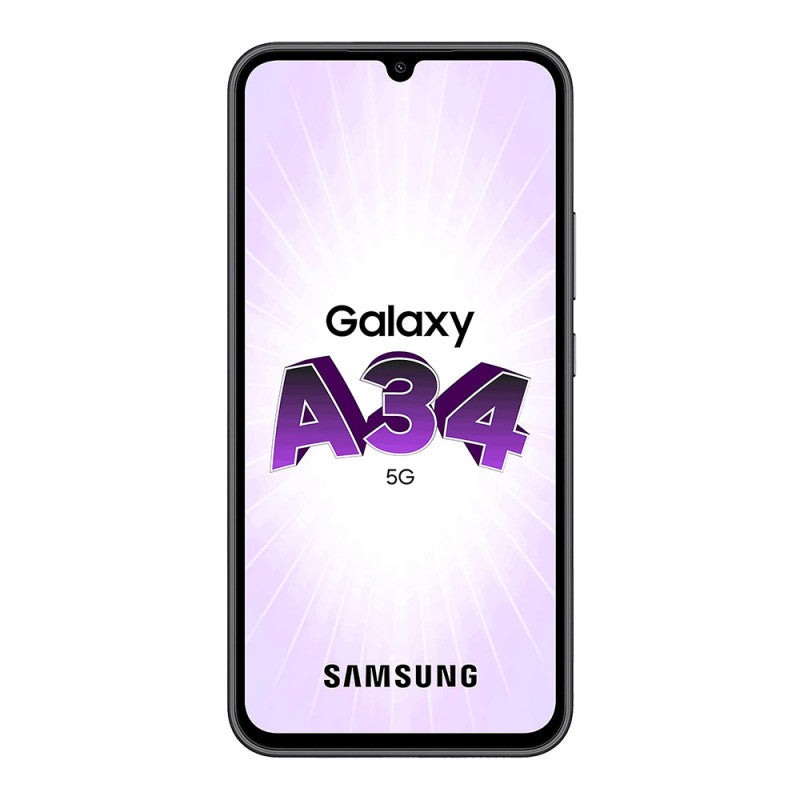 Samsung A346B/DSN Galaxy A34 5G (Édition Entreprise - Double Sim - 6.6" - 128 Go - 6 Go RAM) Graphite