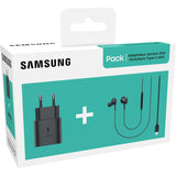 Samsung Starter Pack (Chargeur 25W TA800N & Écouteurs Type C AKG IC100B - Noir (Emballage Original)