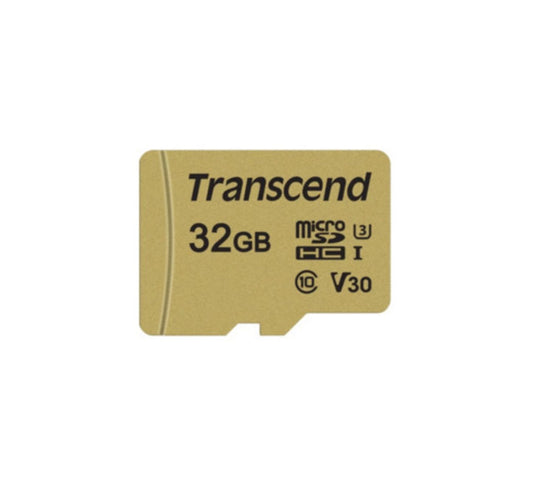 TRANSCEND Carte micro SDHC UHSI 500S Class 10 32 Go adaptateur SD inclus