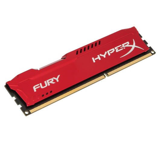MEMOIRE KINGSTON HyperX Fury Red DIMM DDR3 1600MHz CL10 8Go