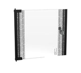 LEGRAND Porte en verre complète pour coffret Linkeo 10pouces 6U RAL7016