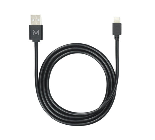 MOBILIS Câble de chargement / de données Lightning - 1 m - Noir