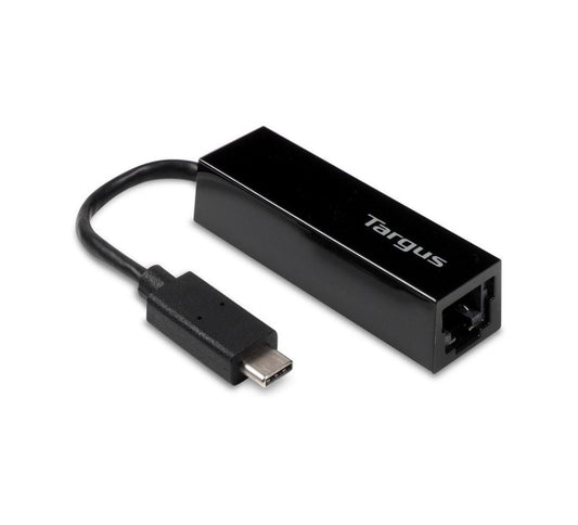 TARGUS Adaptateur réseau USB-C vers Ethernet Gigabit  - Noir