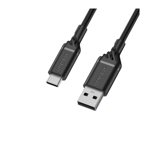 OtterBox Standard - Câble USB - USB (M) pour USB-C (M) - USB 2.0 - 3 m - noir
