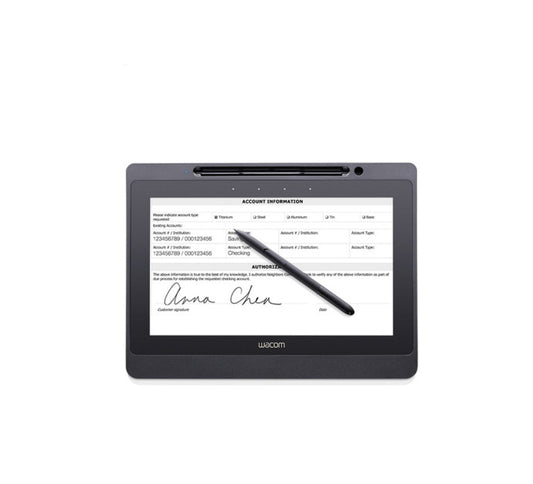 WACOM Tablette de signature avec écran LCD à stylet - USB - (Sans logiciel)