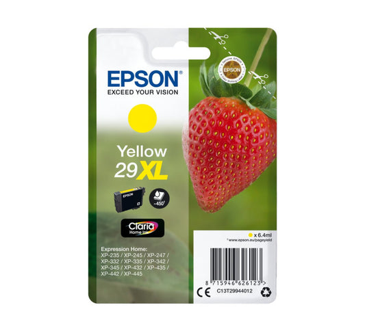 Cartouche EPSON C13T29944012 XL - Yellow