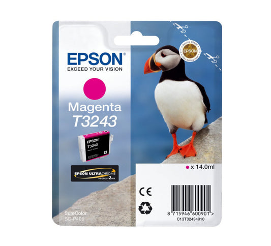 Cartouche EPSON C13T32434010 T3243 - Magenta