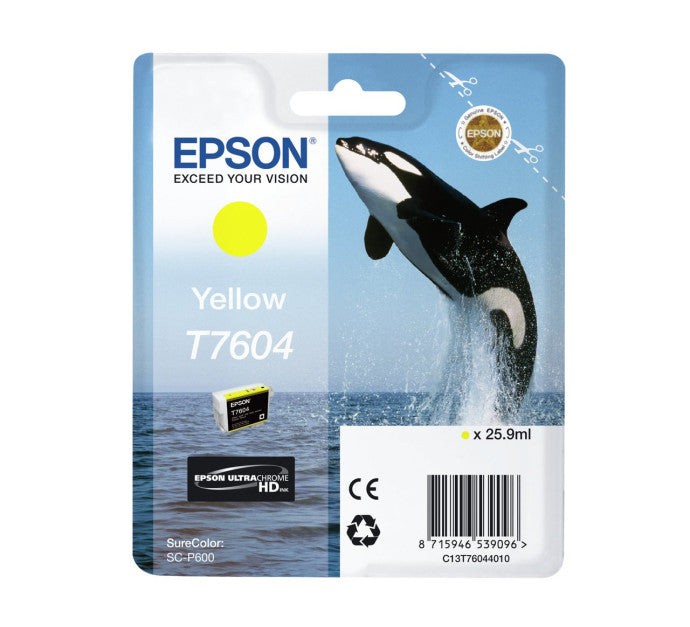 Cartouche EPSON C13T76044010 T7604 - Yellow