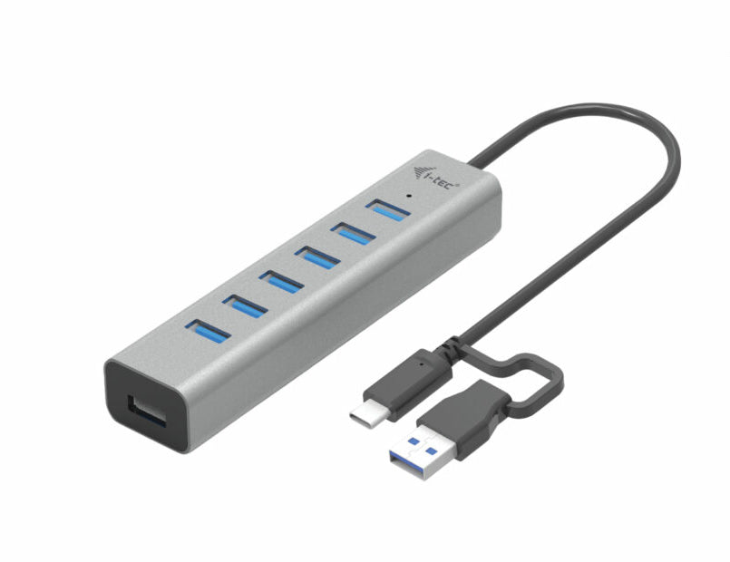 I-TEC USB-C Charging Metal HUB 7 Port without power adapter