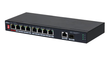 DAHUA- Switch 10 ports DH-PFS3110-8ET1GT1GF-96