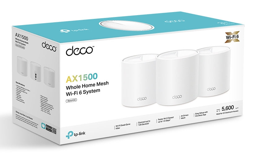 TP-Link Deco X1500(3-pack) WiFi 6 AX1500 Mesh