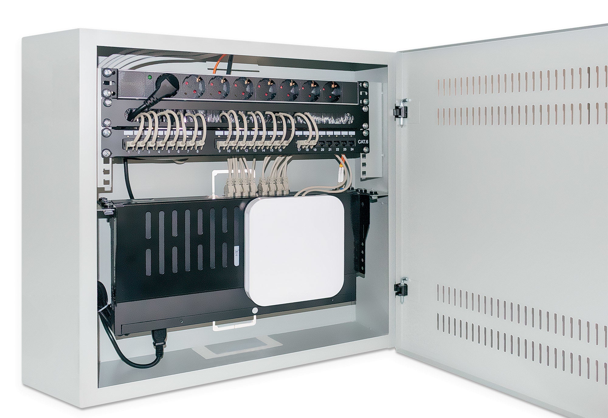 Intellinet 713641 étagere 2U/4U Rack monté sur le mur