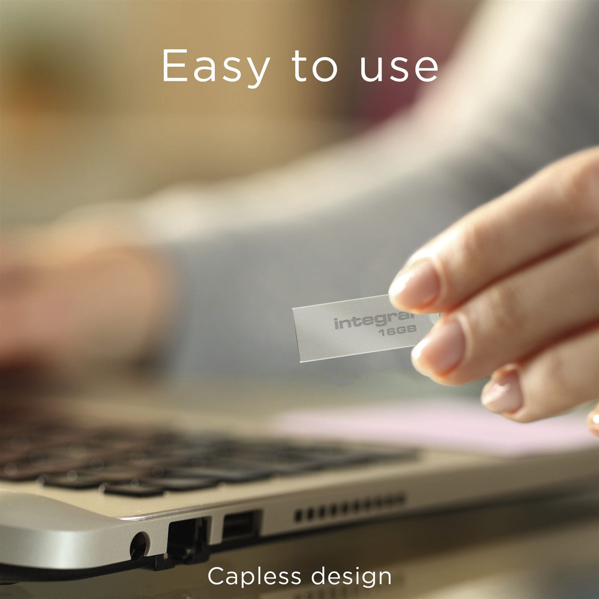 16GB USB 2.0 Metal Arc
