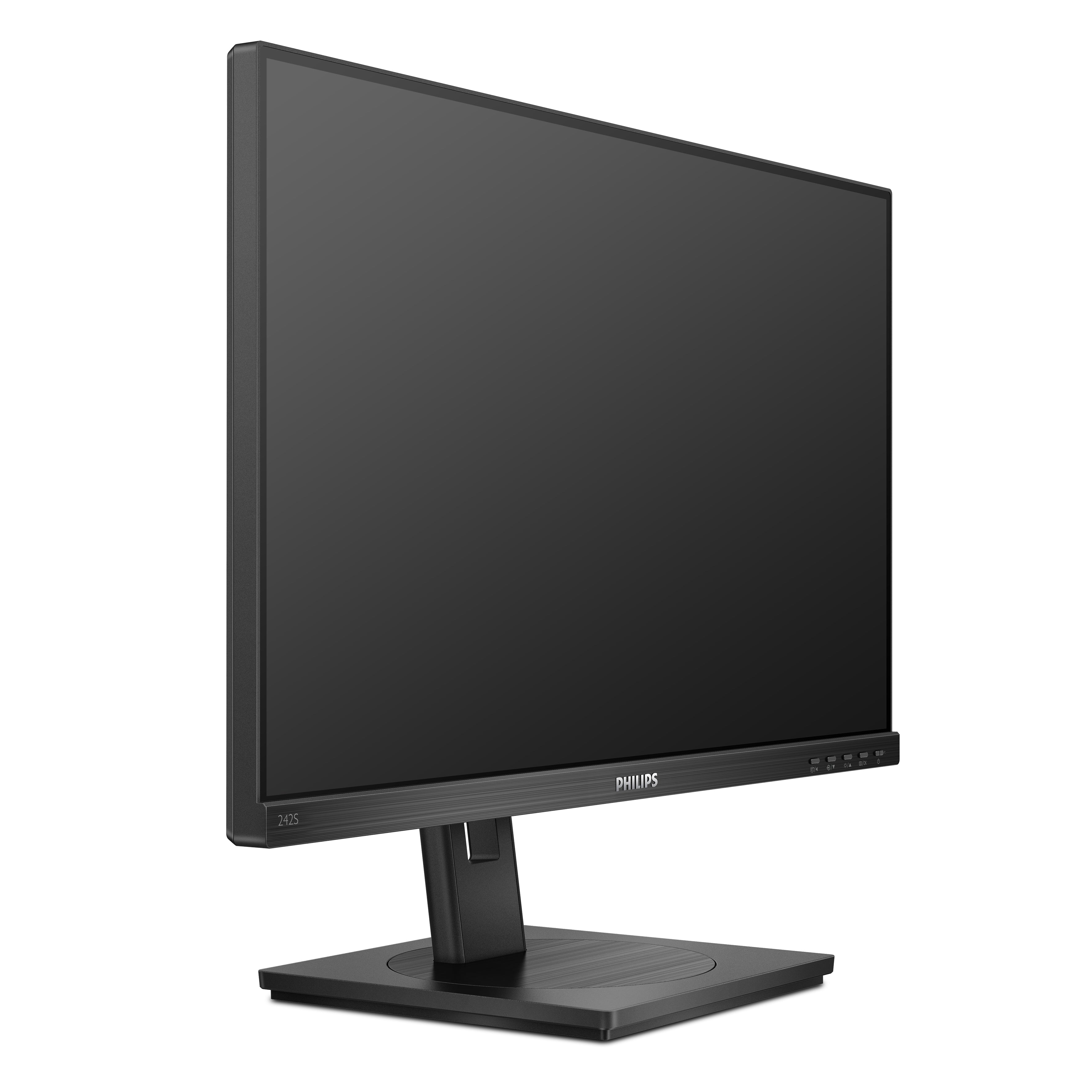 PHILIPS 242S1AE/00 23.8p 1920x1080 IPS Flat 130MM Pivot 75Hz Adative Sync 3 SIDE FRAMELESS TUV Eye Certified SPEAKERS