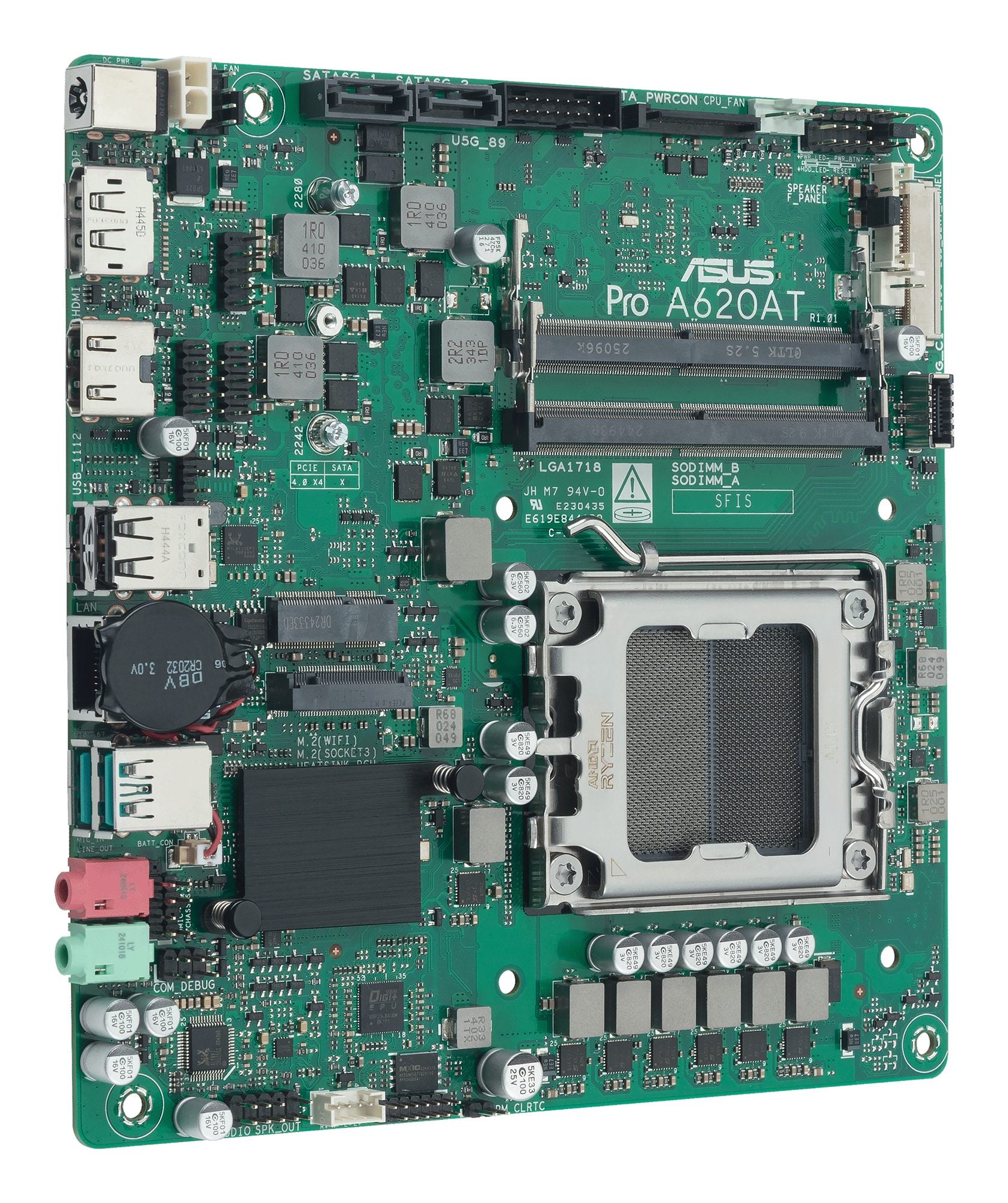 ASUS A620A LGA 1851 mini-ITX Thin motherboard 1xHDMI 1xDP