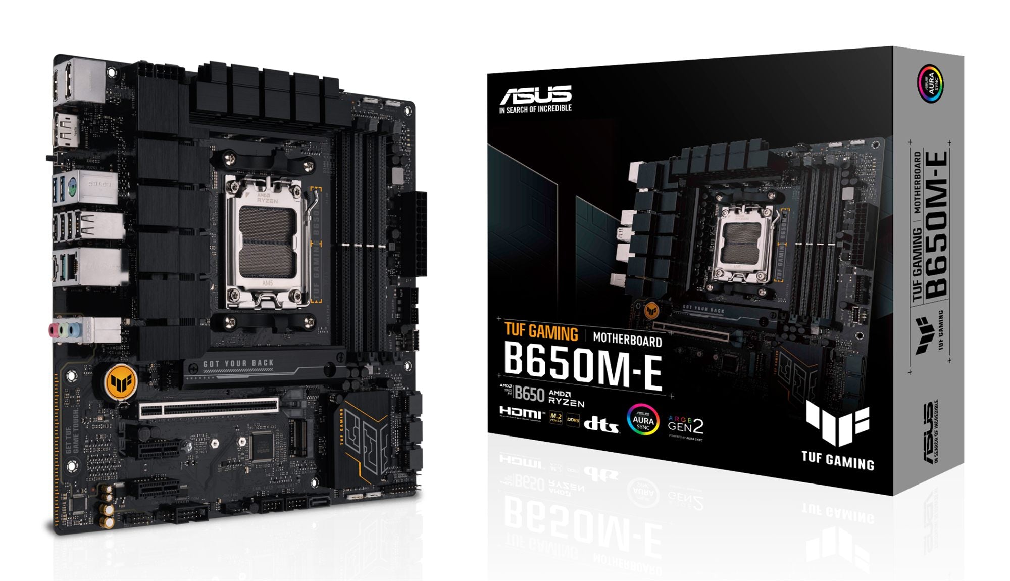 ASUS TUF GAMING B650M-E AM5 4xDDR5 mATX MB 4xSATA 2xM.2