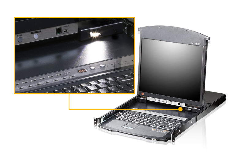 Aten KL1508AiN console lcd 19" kvm ip 8 ports RJ45