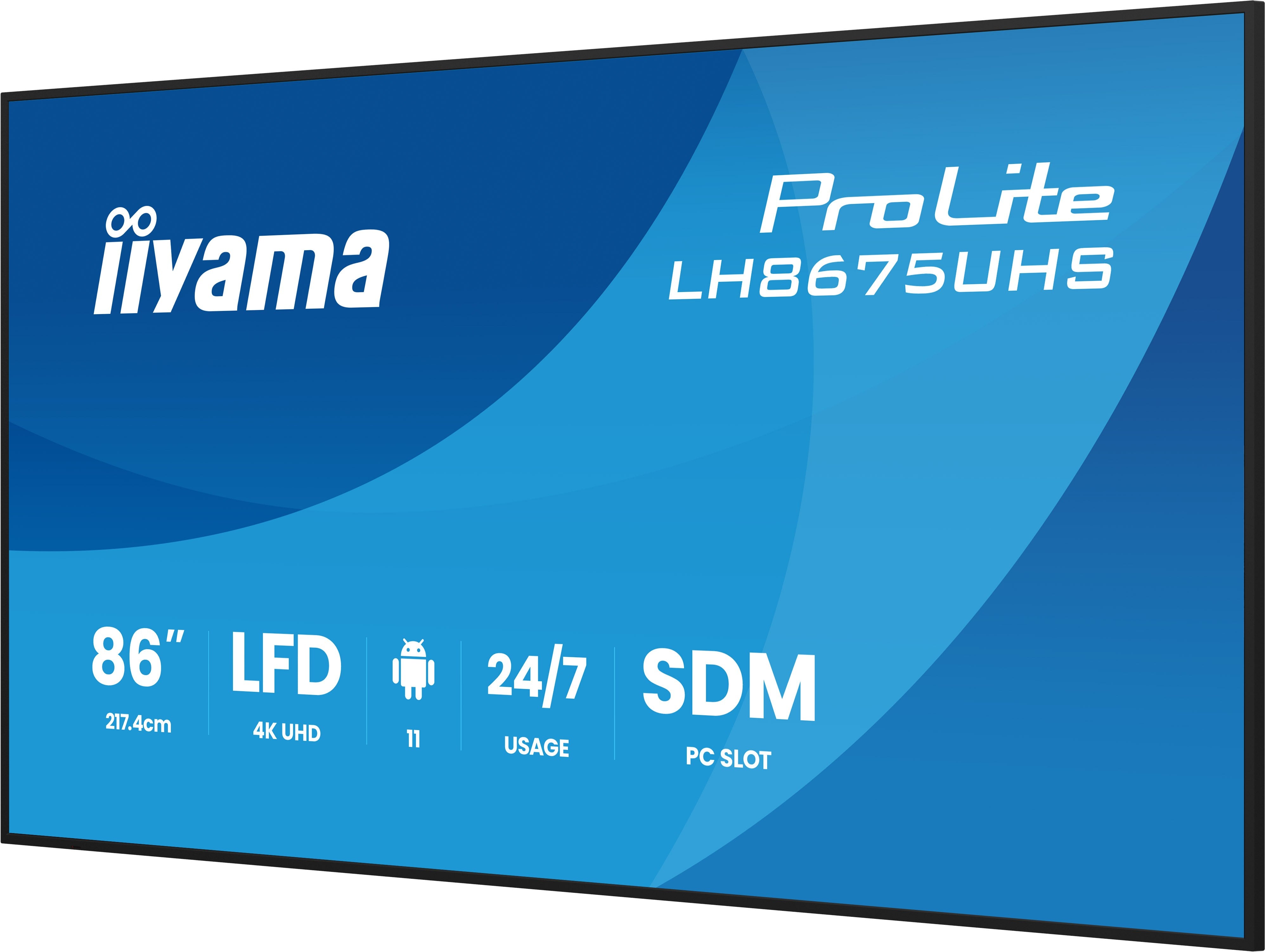 86" 3840x2160 UHD IPS Haze 25% 500