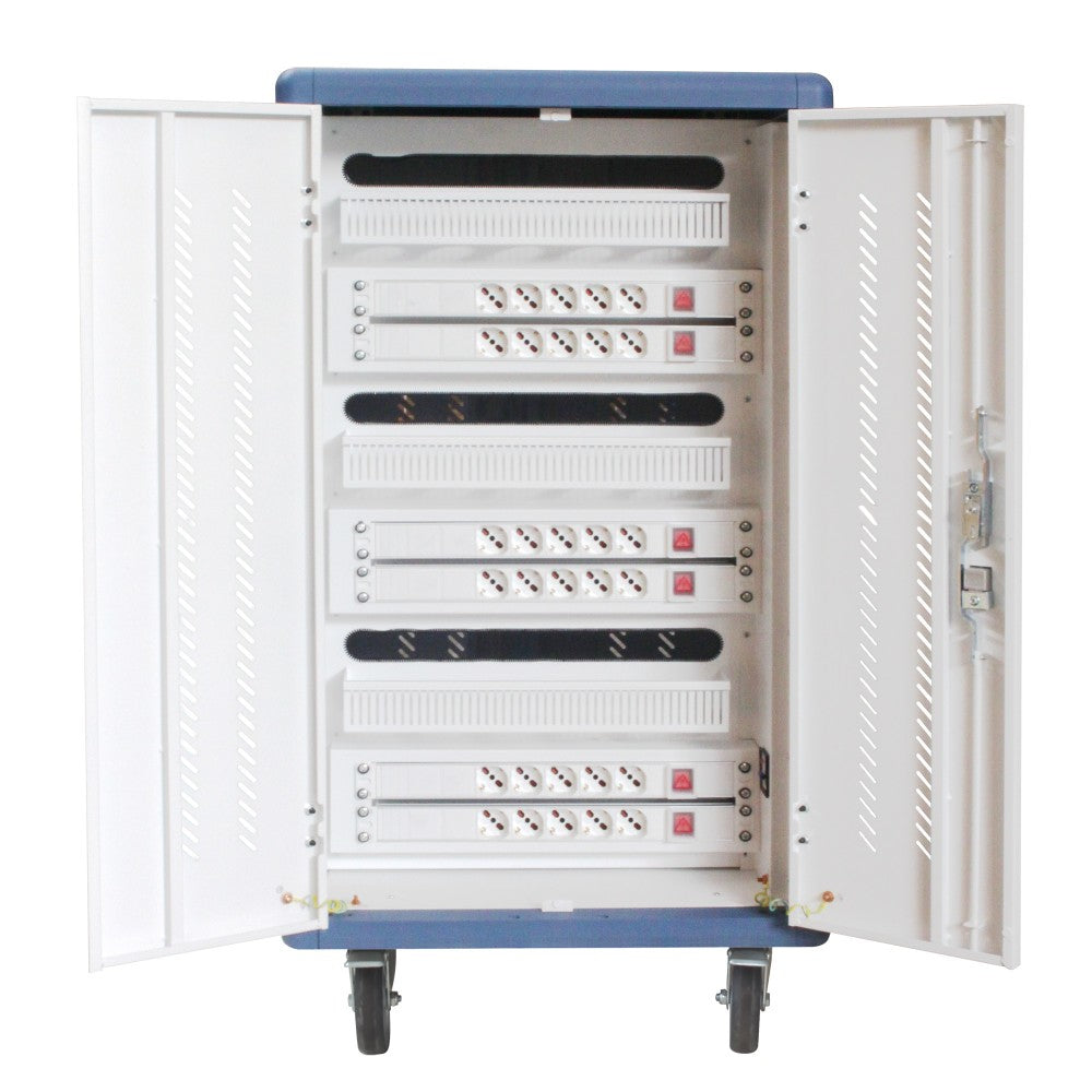 Techly I-CABINET-30DTY Armoire de chargement pour 30 ordinateurs portables tablettes 30 prises AC 230V
