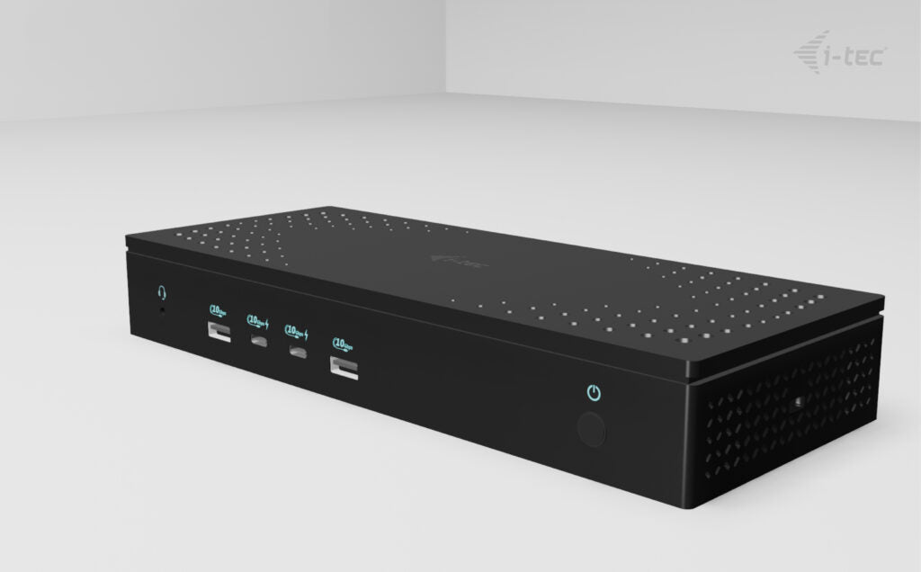 I-TEC Universal 5x 4K Display DS 5x 4K 2x DP 3x HDMI 1x 2.5GLAN 2x USB-C Gen.2 3x USB 3.2 Gen.2 1x Audio/Mic Jack PD 100W KL