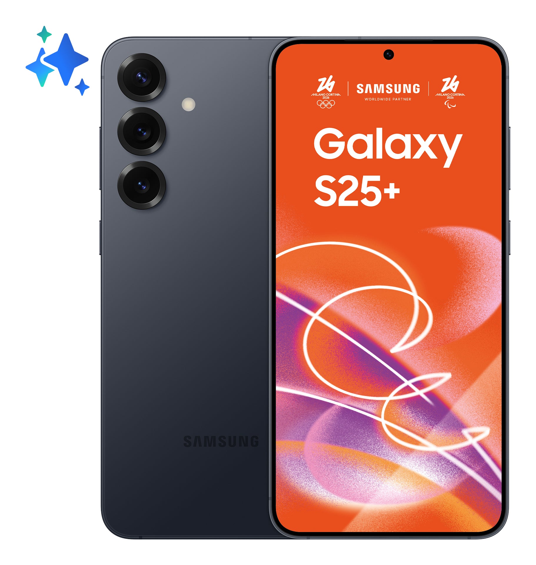 "Samsung Galaxy S25+ SM-S936B/DS 17 cm (6.7"") Double SIM Android 15 5G USB Type-C 12 Go 256 Go 4900 mAh Noir"
