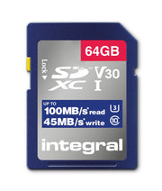 64GB SDXC CL10 UHS1 U3 V30