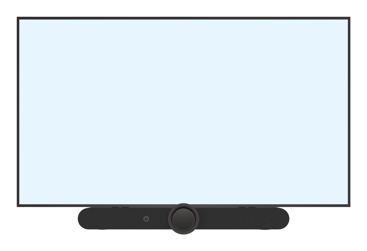 Peerless Universal UC/VC Soundbar Mount for 55in to 85in single displays and 55in to 75in dual displays