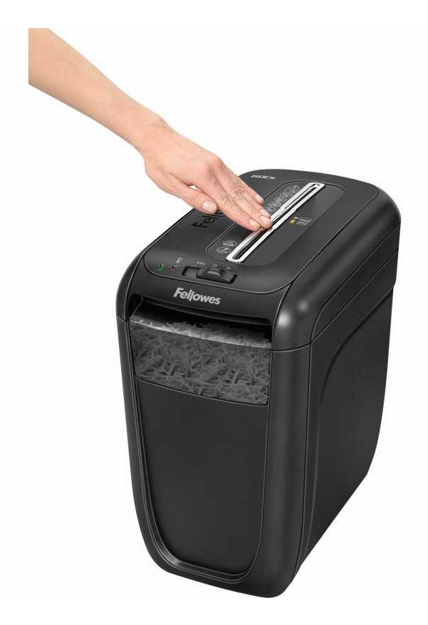 FELLOWES Destructeur Powershred® 60Cs Coupe croisée - Black - 230V