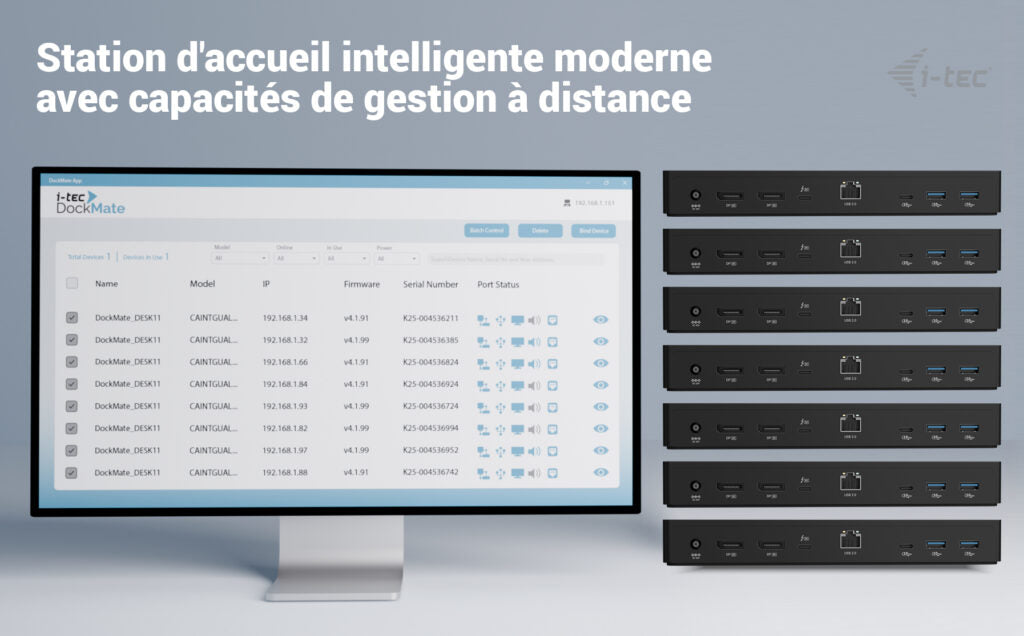 I-TEC Thunderbolt 4 Intelligent Dual Display DS 1x TB4 2x DP 1x GLAN 1x USB-C Gen2 3x USB-A Gen2 1x USB 2.0 1x Audio/Mic PD 90W KL