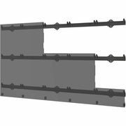 Peerless Seamless Connect  5x5 Universal wall mount for latching dvLED displays up to 610mm wide