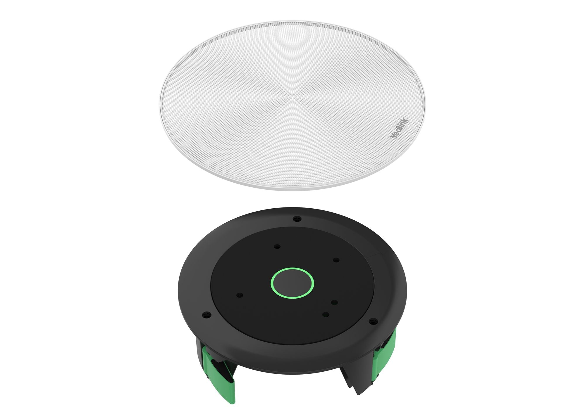 YEALINK CMKit-121 CM20 Ceiling Microphone with Install accessories + 2x CS10 Ceiling Speaker with Install accessories + RCH40 E2 + including 2-year AMS