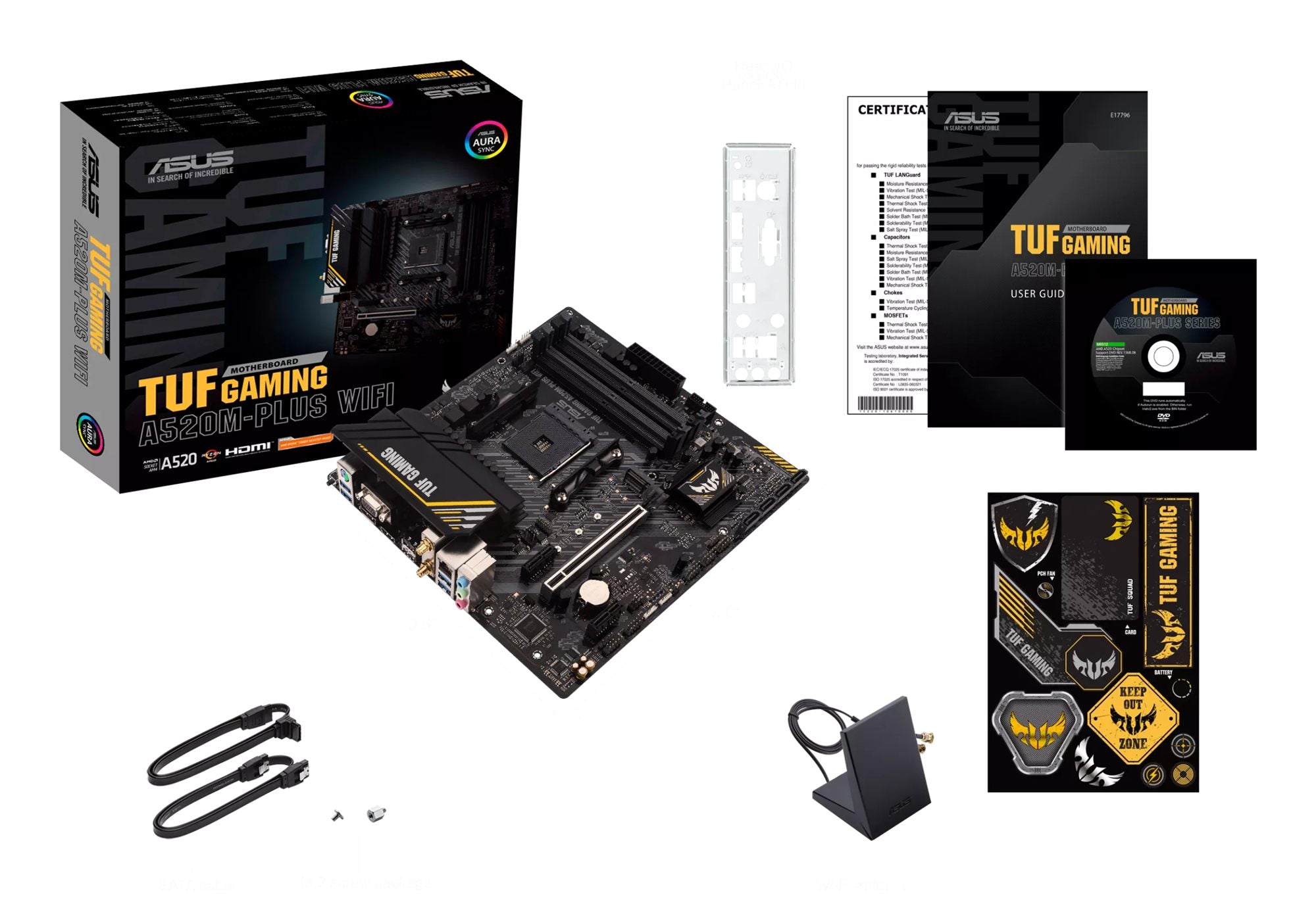 ASUS TUF GAMING A520M-PLUS II AMD A520 microATX 4DDR4