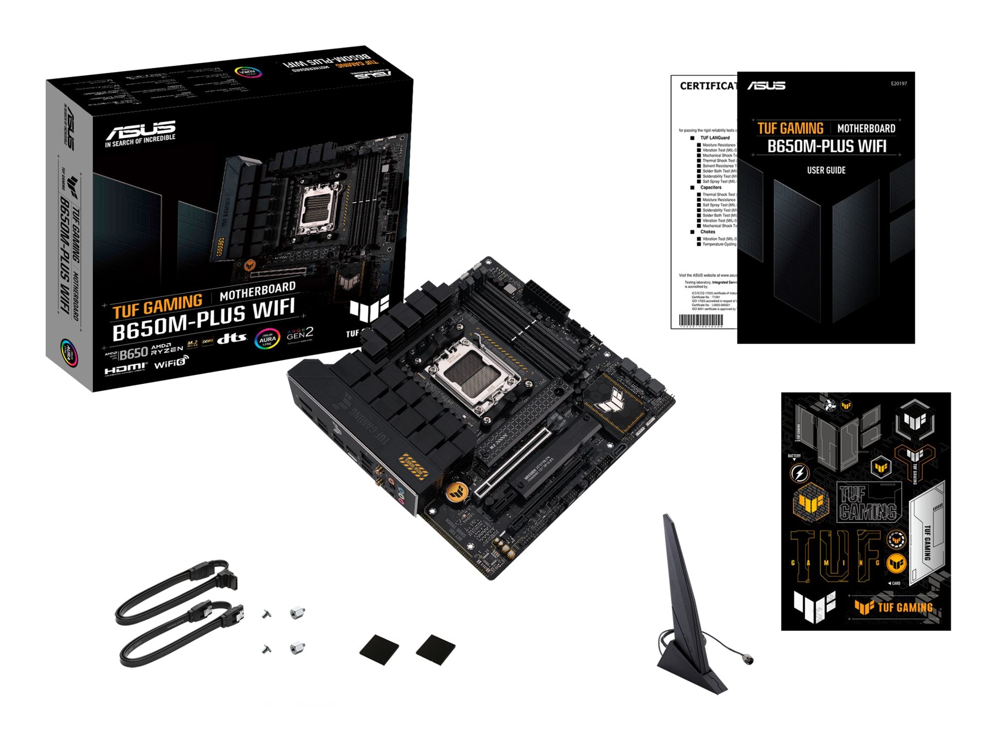 ASUS TUF GAMING B650M-PLUS WIFI AM5 DDR5 mATX MB