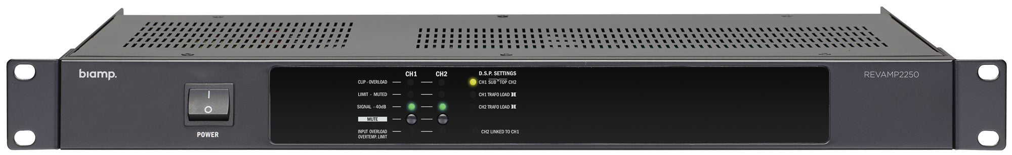 Biamp Professional 2 Channel Class-D Power Amplifier (2x 350W/4 Ohms)