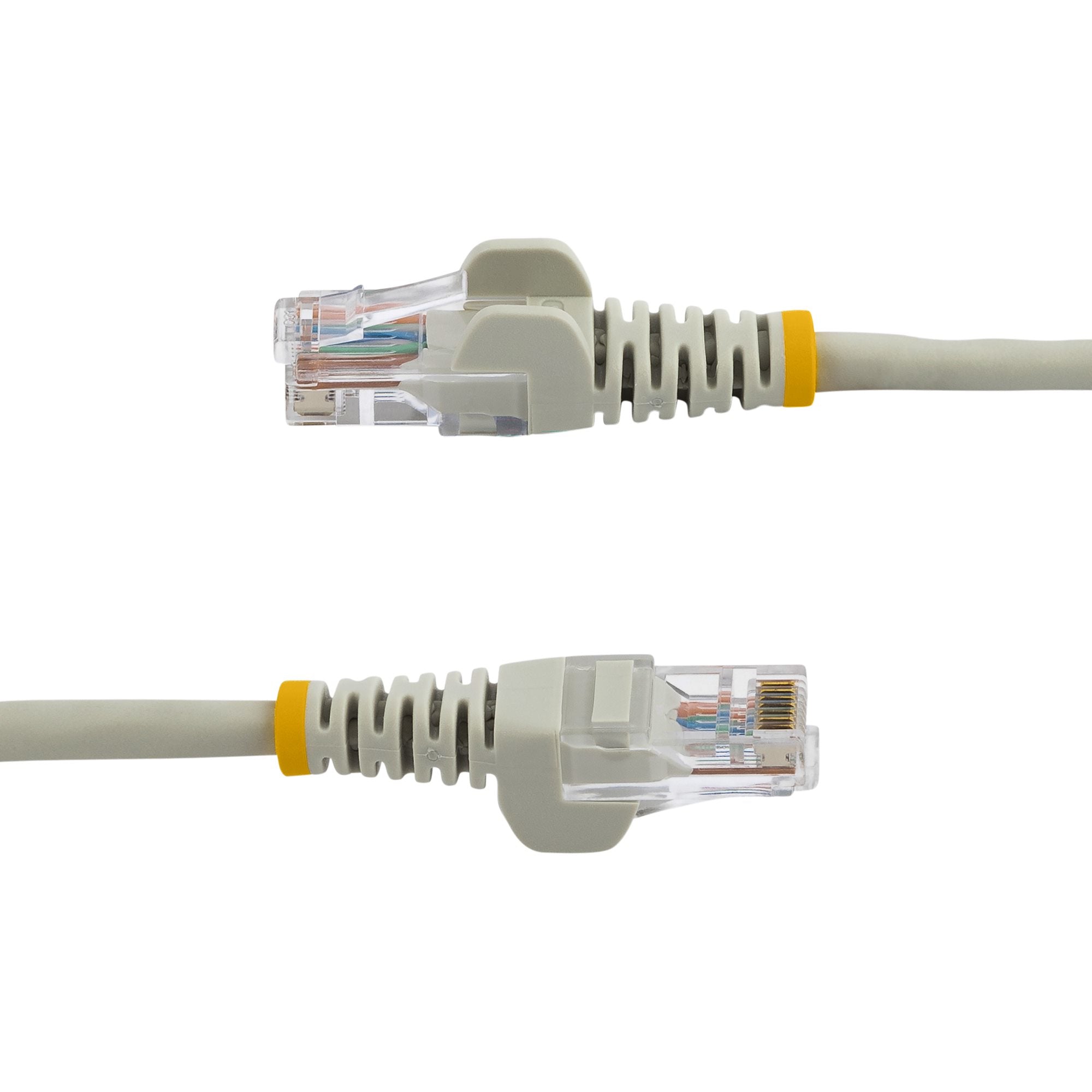 15m Gray Snagless Cat5e Patch Cable