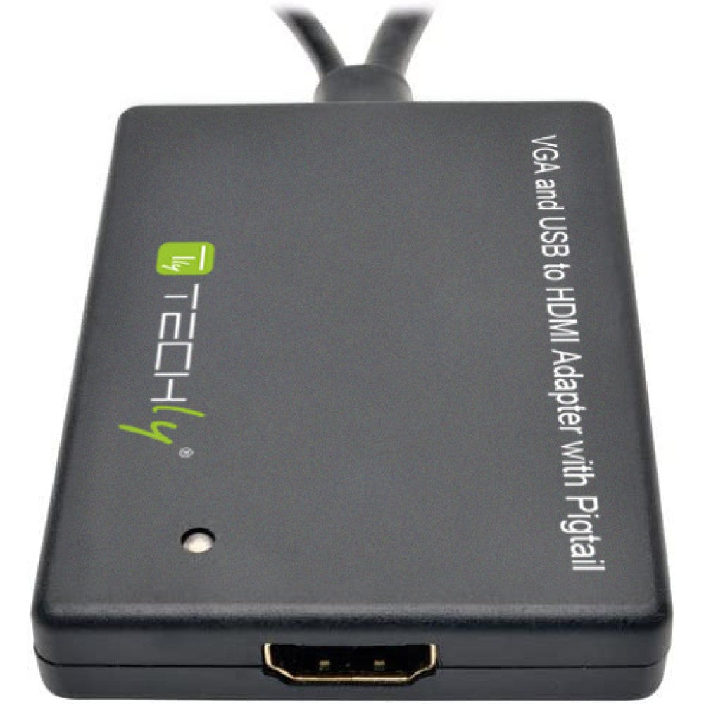 Techly IDATA HDMI-VGA3 Adaptateur HDMI vers SVGA+USB