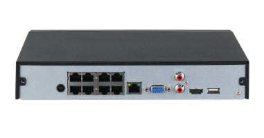 Dahua NVR4108HS-8P-4KS3 Enregistreur vidéo réseau 8CH Compact 1U 8PoE 1HDD Lite