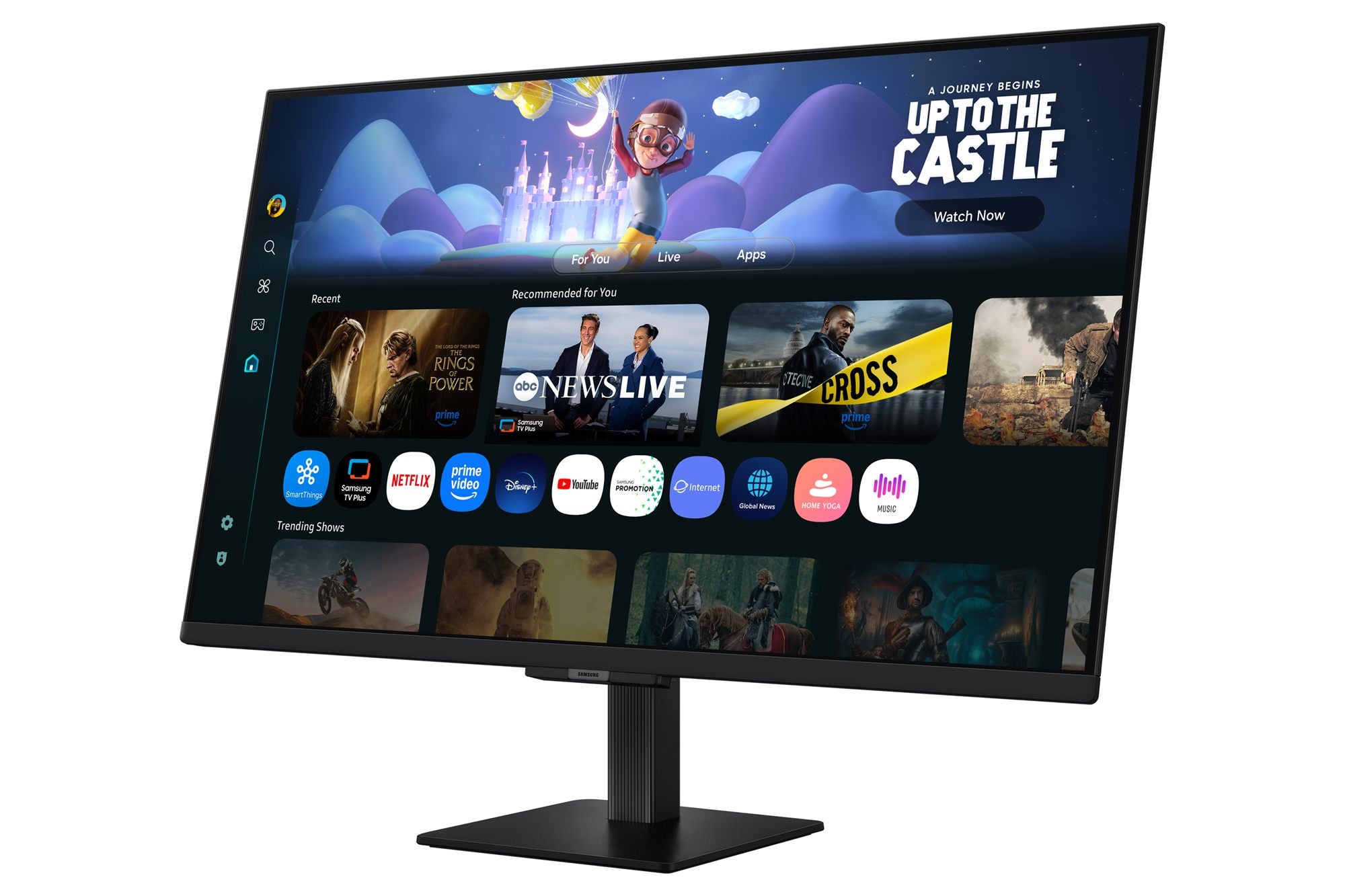 SAMSUNG LS32FM500EUXEN 32p FHD Smart Monitor M50F White Smart TV Apps Airplay 2HDMI