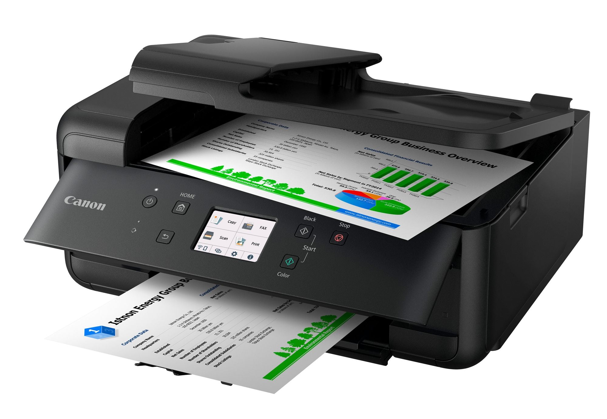 CANON PIXMA TR7650 MFP colour ink-jet A4 210x297mm A4 15 ipm print 200 sheets USB 2.0 Wi-Fi