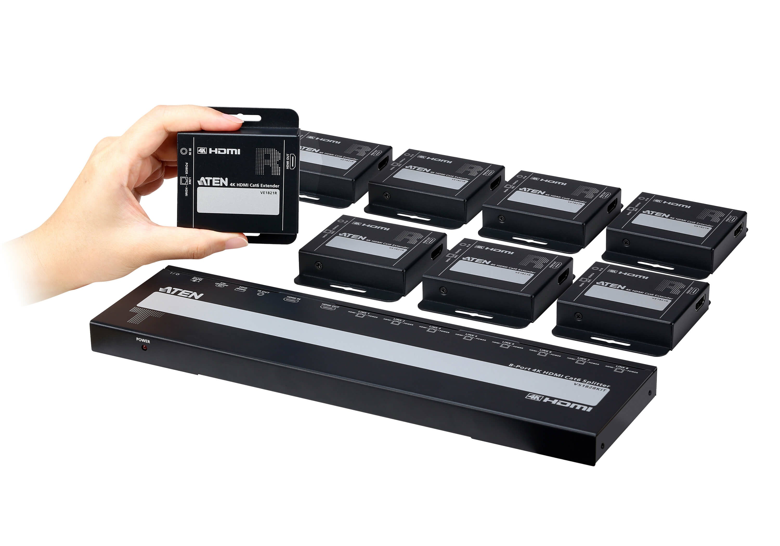 ATEN VS1828KIT DISTRIBUTEUR 8Ports HDMI + 8 RECEPTEURS