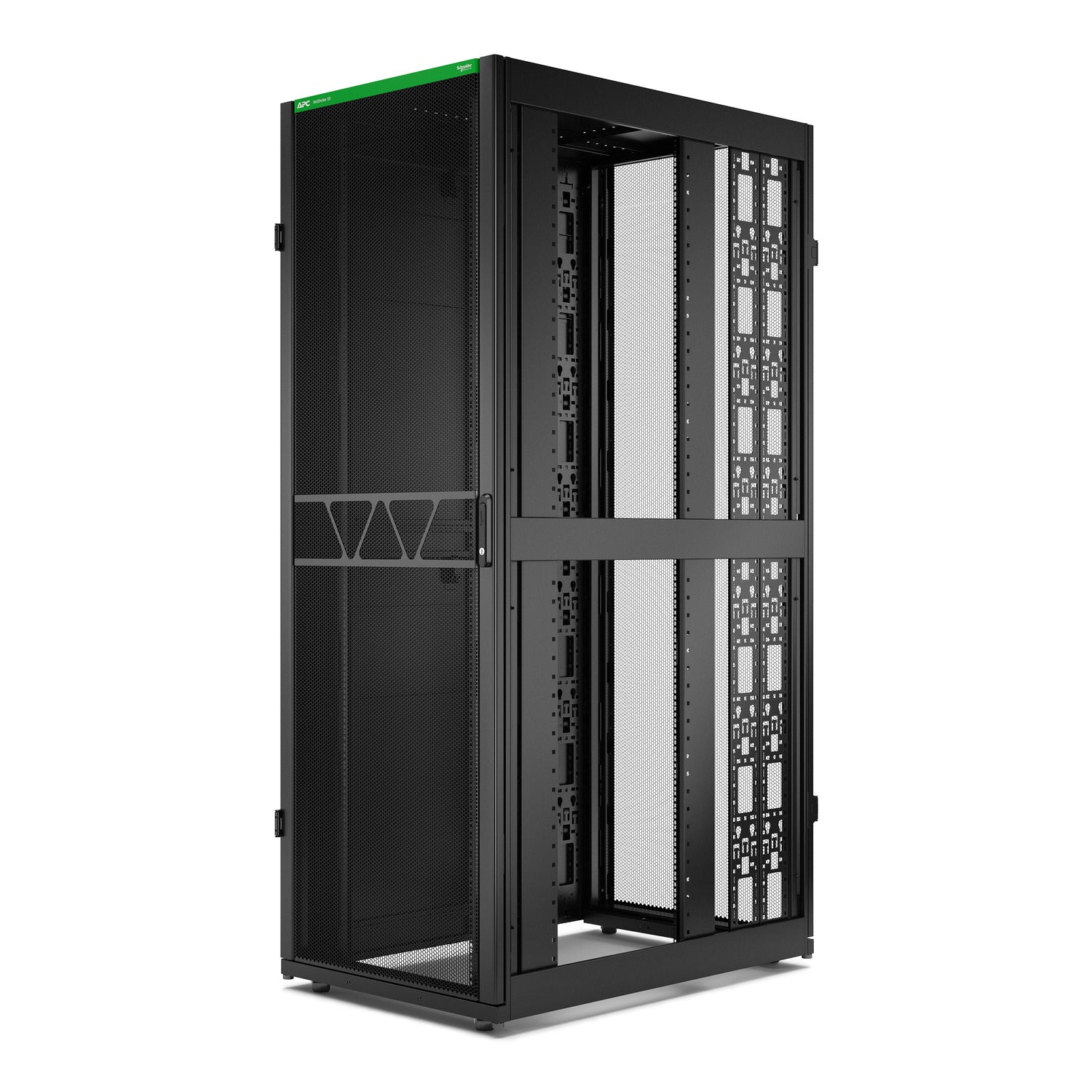 APC NetShelter SX Gen 2 Rack cabinet 2258H x 800W x 1200D mm with Sides floor-standing Black 48U 19 TAA Compliant