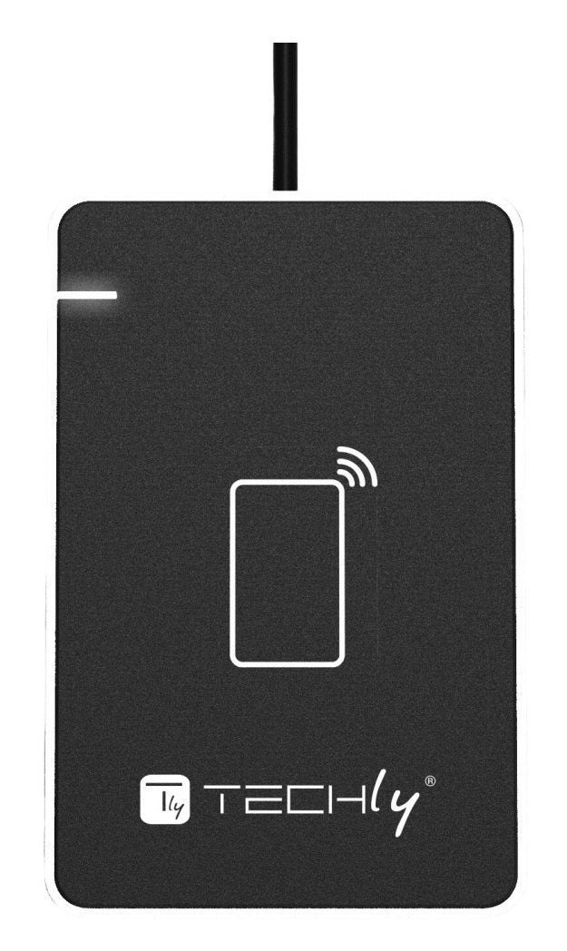 Techly I-CARD CAM-CIE Lecteur de cartes de proximité NFC RFID 13.56MHz USB