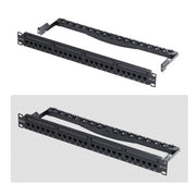 24 Port 1U Feed Through Patch Panel